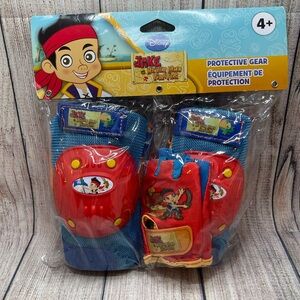 Jake & The Never Land Pirates Gloves Knee & Elbow Pads Protective Gear Disney